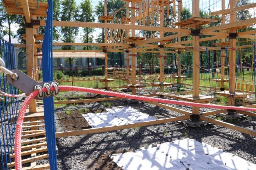 Верёвочный парк готовится к открытию в Северодвинске